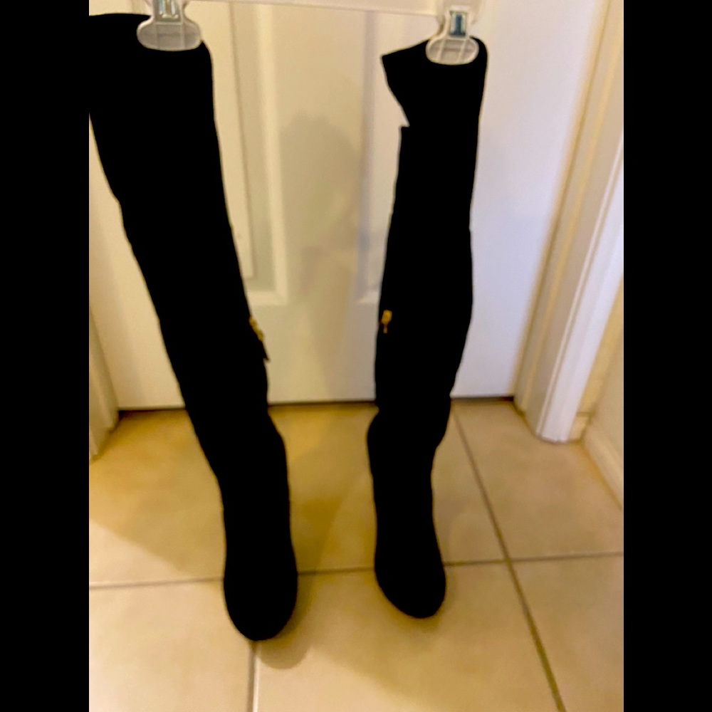 Guess suede knee high boots